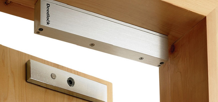 Magnetic lock installation St. Helena